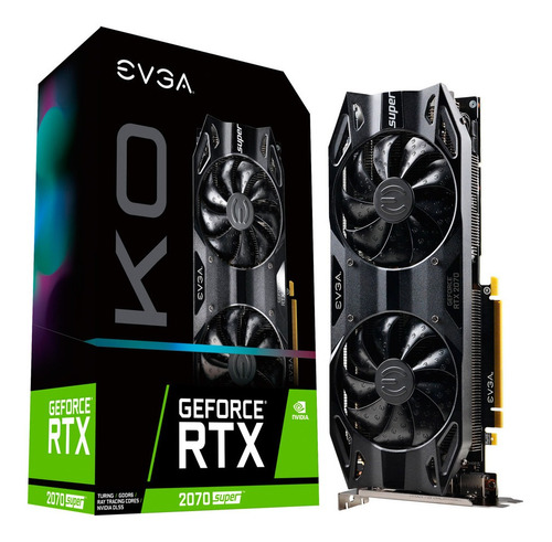 Placa De Video Evga Geforce Rtx 2070 Super Ko 8gb Mexx 2