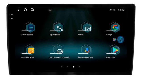 Multimidia Aikon Fóton G3 C4 Cactus 2019 Acima 12+256gb 9p