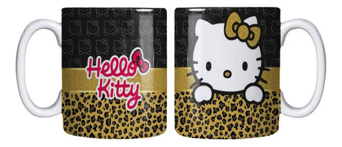 Tazón Hello Kitty Animal Print Gold Grafimax