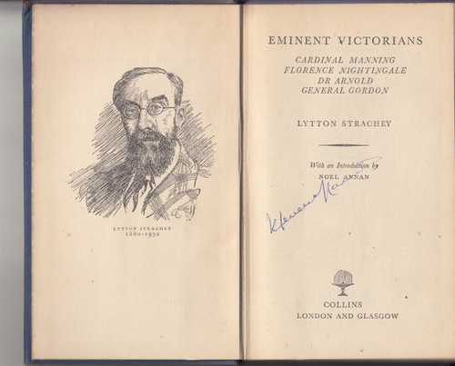 Clasicos Eminent Victorians Lytton Strachey En Ingles 1959