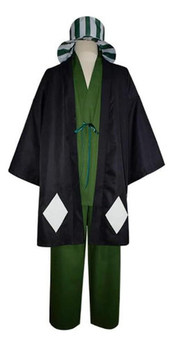 Urahara Kisuke Disfraz De Cosplay Kimono Uniforme Traje De H