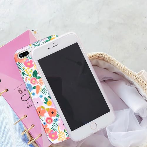 Funda Para iPhone 8 Plus iPhone 7 Plus Floral 5.5 PuLG Suave