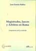 Libro Magistrados, Jueces Y Ãrbitros En Roma - Robles Re...
