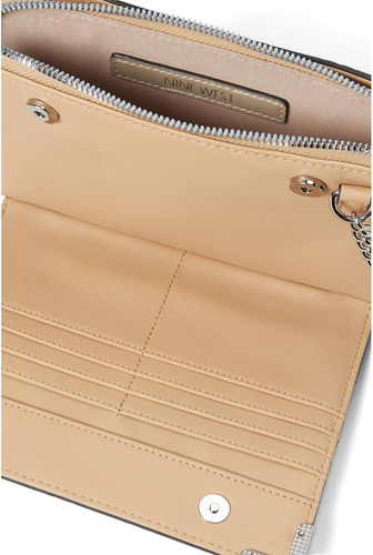 Nine West Radzi SLG Cartera Con Cordón Oro Pálido Talla