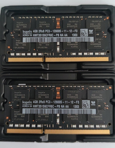 Memoria 4gb Ddr3l Hynix Pc3l-12800s Para Macbook - iMac Y Pc (Usado)