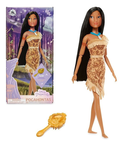 Muñeca Princesa Pocahontas Parque Disney Original Traje Lujo