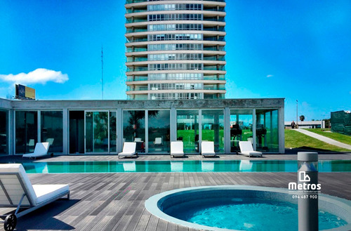 Imagen 12 de 14 de Amueblado - 2 Dorm 2 B - Garaje X2 - Vista Al Mar Y Al Lago - Piscina Climatizada - Seguridad 24hs- Alquiler Apartamento Parque Miramar