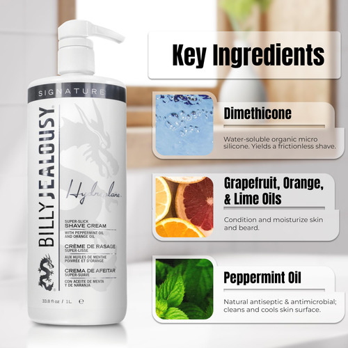 Crema De Afeitar Billy Jealousy Hydroplane Foamless 1l Para