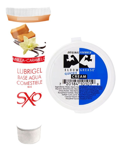 Lubrigel Vainilla-caramelo Sxo 18ml + Elbow Grease Original Vainilla-caramelo