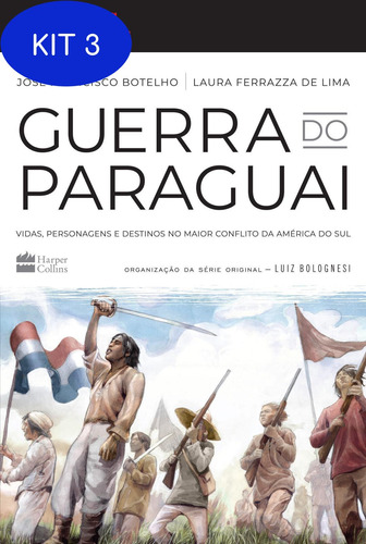 Kit 3 Livro Guerra Do Paraguai