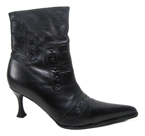 Botas Zapatos No Name Cuero Talla 37 Elegantes (Usado)