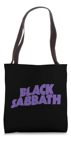Bolso Tote Oficial Con El Logotipo De Black Sabbath Purple