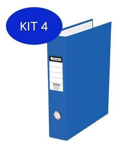 Kit 4 Registradora Az Ofício Ll Azul Royal Economic Chies