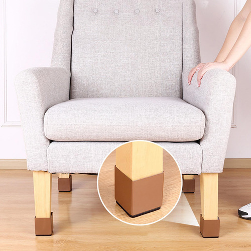 Elevador De Silla Para Muebles Cuadrado 6x10cm Marrón