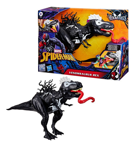 Figura de acción Spider-Man VenomVersus Venomsaurus Rex Marvel