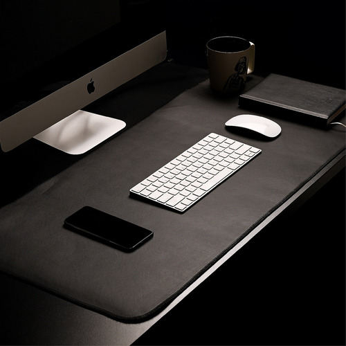 MousePad Destaque Zero Um 90x40 tapete mesa computador notebook cor preto