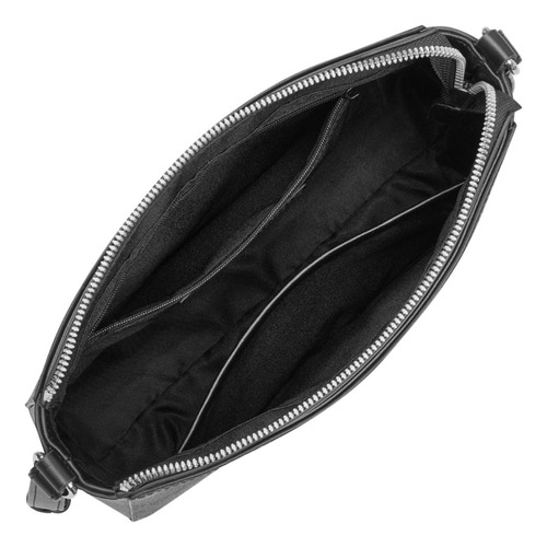Bolsa Crossbody Para Mujer Nine West Negro Nyc558269 Acabado de los herrajes Níquel Diseño de la tela Gráfico