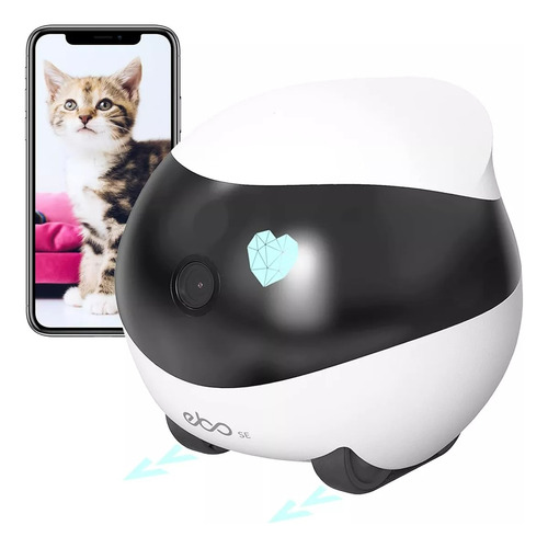 Robo Ebo Se Camera Pet, Voz Visão Noturna Auto Carregamento