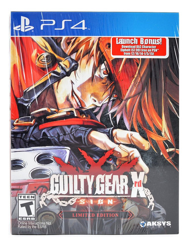 Ps4 Guilty Gear Xrd Limited Edicion Juego Nuevo Y Sellado