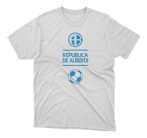 Remera Futbol Belgrano De Cordoba Republica Alberdi Blanca