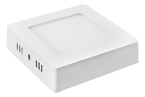 Panel Led Cuadrado Sobrepuesto 18w Luz Fria Color 6000k