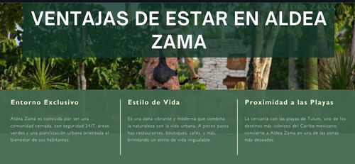 Oportunidad De Inversión Excepcional En Aldea Zama, Tulum