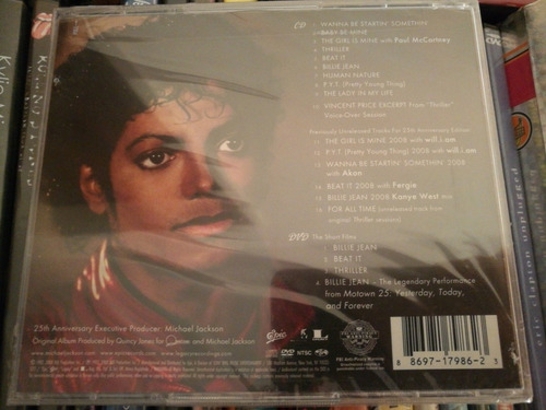 Michael Jackson Thriller 25th Anniversary Edition Dvd Cd