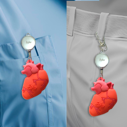 Soku Llavero Yoyo Rompea Ampolletas Corazón Enfermera