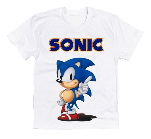 Camiseta Infantil  Sonic E  Super Mario / Com  Nf-e 