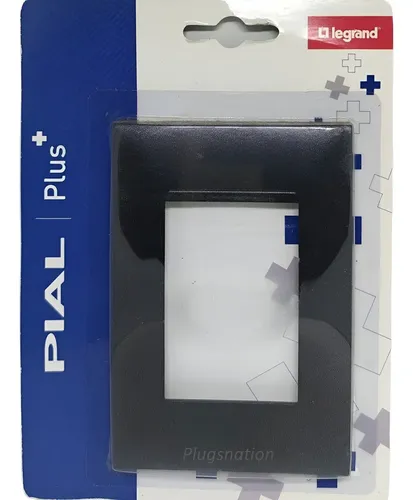 Pial Plus Mais Placa Espelho Sem Tomada/interruptor Legrand Pial Plus+ Mais P/ 3 ...