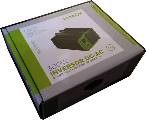 Imagen 3 de 4 de Conversor Inversor 12v A 220v 300w Siltron Senoidal Modific