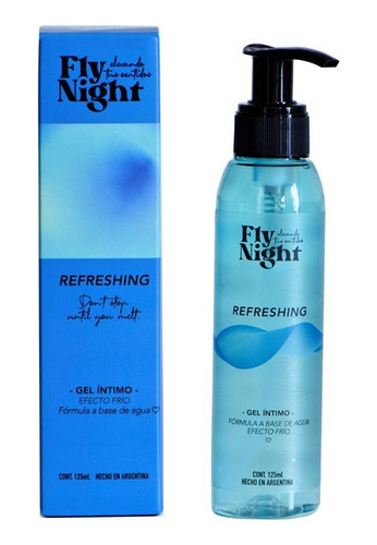 Gel Intimo - Refreshing- Efecto Frío Fly Night X 125ml 