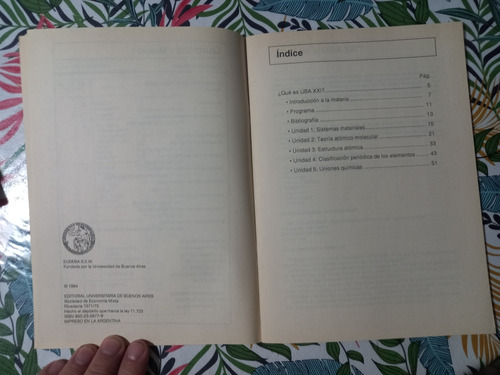 Química Modulo 1 1994 Uba Xxl (Usado)