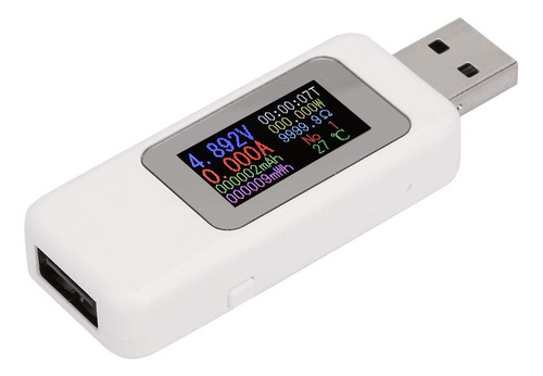 Tester Usb Analizador De Carga Voltimetro Amperim Kws Mx18