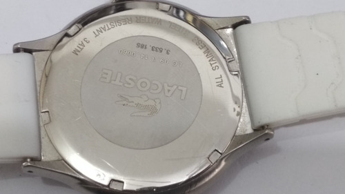 Relógio Lacoste Quartz Lc09. 3.14. 0060 Mostrador Madrepérol