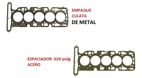 Empaque Culata Y Espaciador Acero Isuzu I-370 3.7 L5 07-08