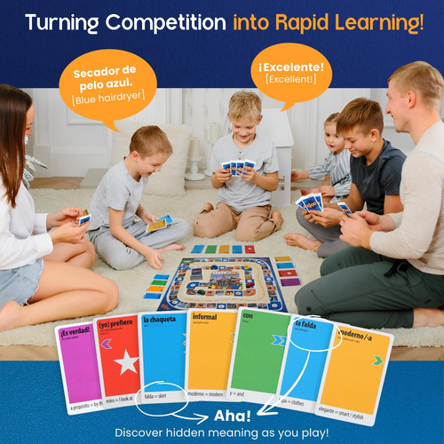 Juego De Mesa Race To Madrid Aprende Español Mmg