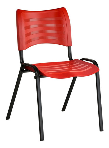 Conjunto Mesa C/ 4 Cadeiras Para Açai /lanchonete/restaurant Cor Preta / Vermelha