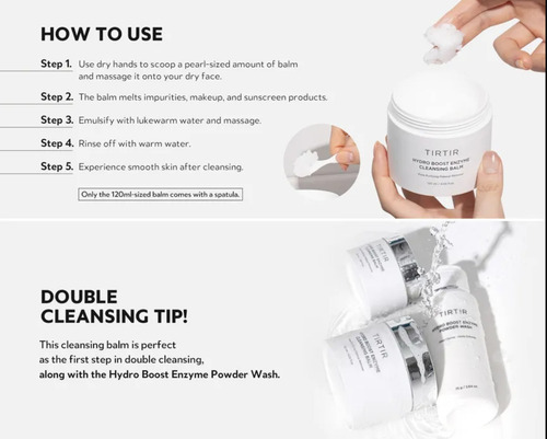 Tirtir Desmaquillante En Bálsamo - Limpiador Cleansing Balm