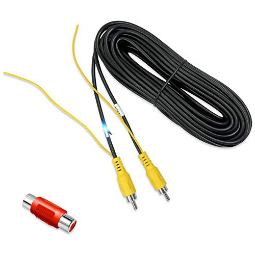 Pixelman Backup Camera Video Cable,32ft Double Shielded Car