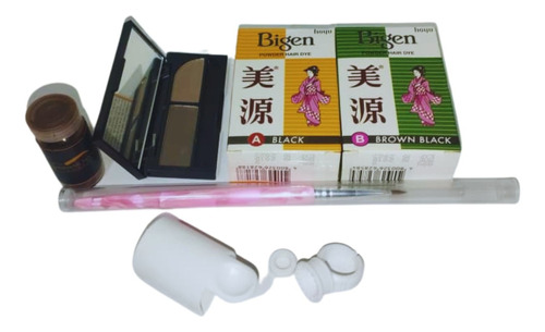 Kit De Cejas  Semipermanentes Bigen / Pigmento / Pincel