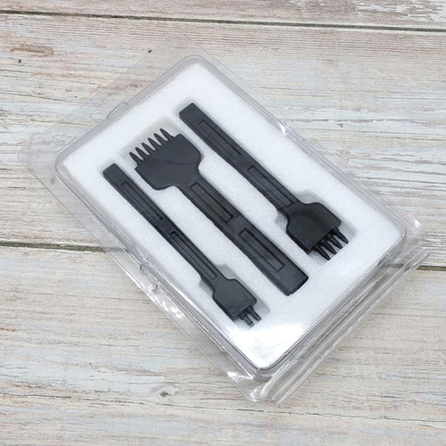 A 3 Uds Herramienta De Cuero Para Bricolaje 2/4/6 Puntas