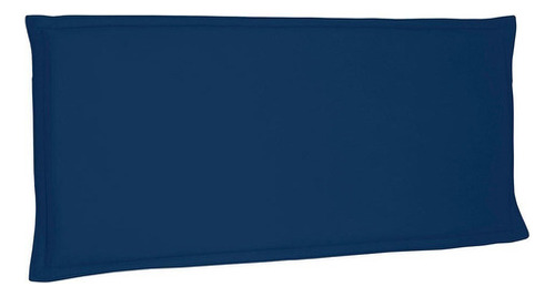 Cabeceira Painel Para Cama Box King 195 Veneza Suede Cor Azul-marinho