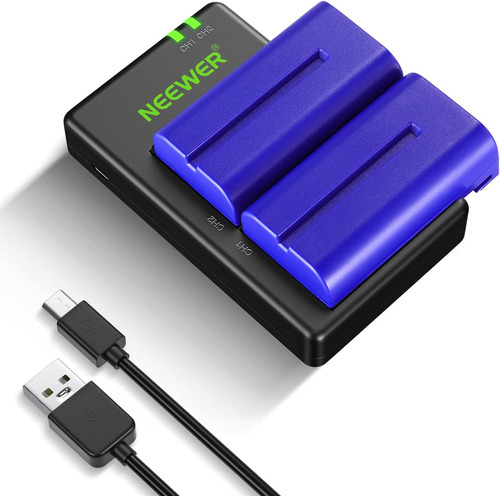 Batería Con Cargador Neewer Carga Rápida Usb-c Micro Usb