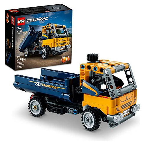 Camión Volquete Lego Technic 42147, Juego De Juguetes 2 En 1