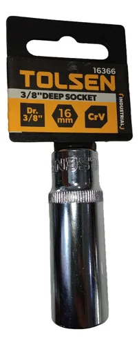Dado Largo 3/8 16mm Tolsen