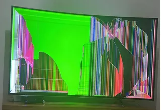 Tv Televisor Smart Led Hisense 55 Curvo Pantalla Rota