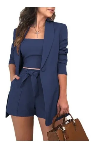 Conjunto Short Blazer Mujer