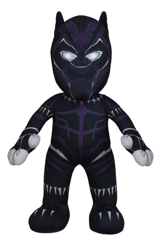 Figura De Peluche De 25 Cm De Pantera Negra De Marvel, Criat