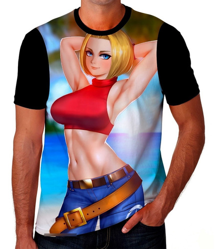  Camiseta Camisa Blue Mary The King Of Fighters 012